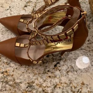 Michael Kors Studded Pointed Toe Heels shoes